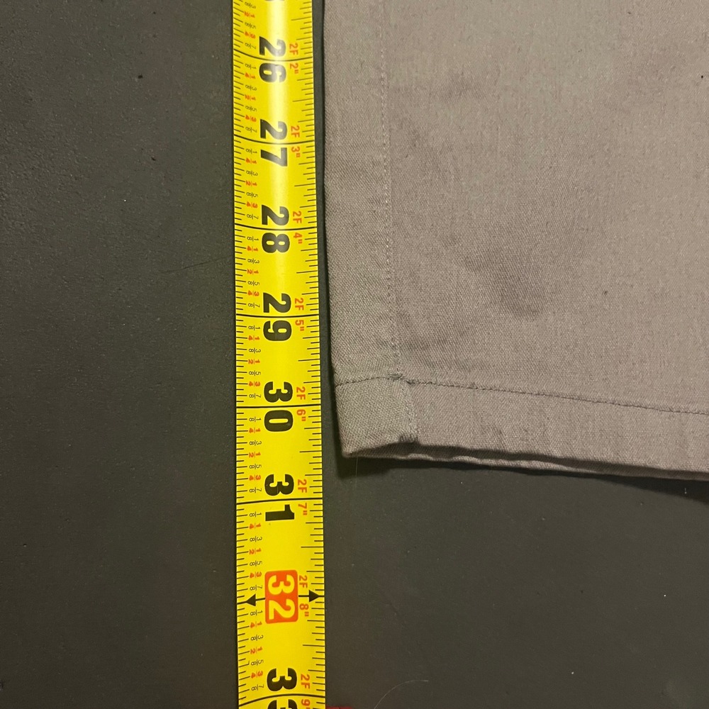 Lululemon Mens Commission Slim Fit Oxford Pants Size 34 (36x31) Gull Grey Casual - Picture 7 of 7